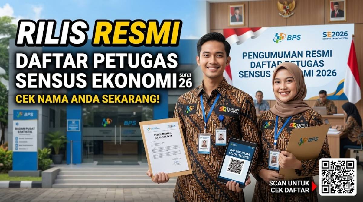 Rilis Resmi Daftar Petugas Sensus Ekonomi 2026, Cek Syarat & Gaji Terbarunya