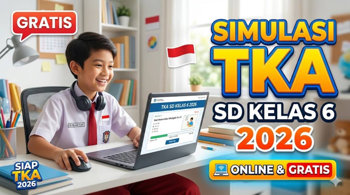Strategi Sukses Hadapi Simulasi TKA SD Kelas 6 2026 Online Gratis